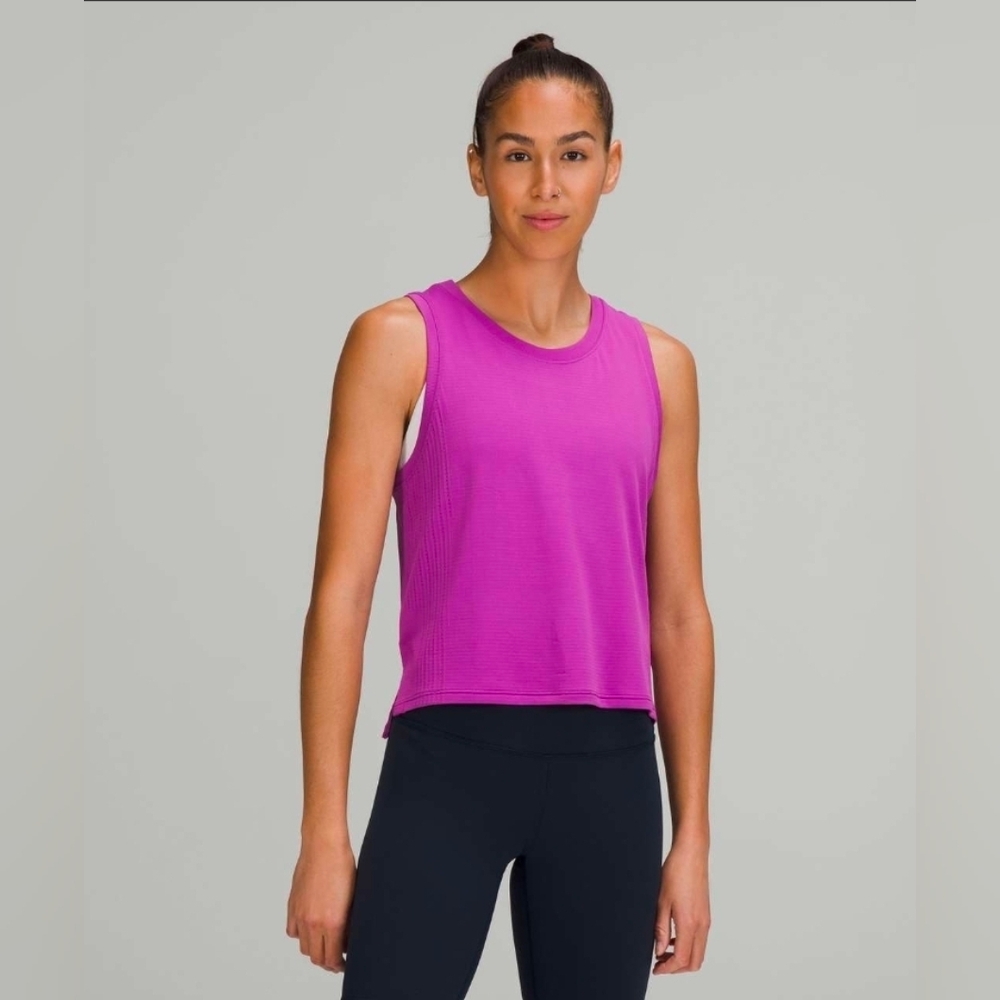 Lululemon Train to Be Tank Top In Vivid Plum